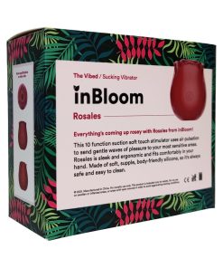 inBloom Rosales Rose-Shaped Sucking Vibrator Red
