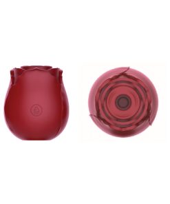 inBloom Rosales Rose-Shaped Sucking Vibrator Red