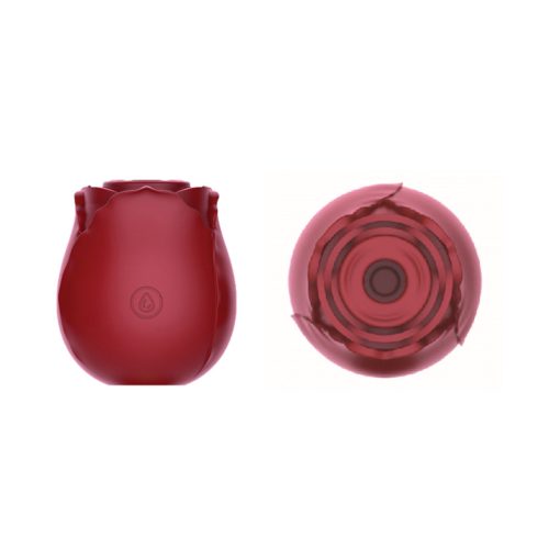 inBloom Rosales Rose-Shaped Sucking Vibrator Red - Image 5