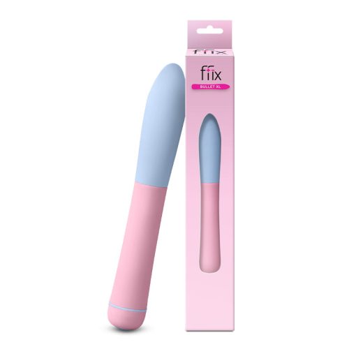 Femmefunn Ffix Bullet Xl Waterproof Slimline Vibrator Light Blue