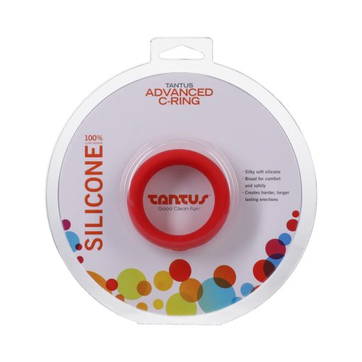 Tantus Advanced C-Ring 1.75 In. Crimson