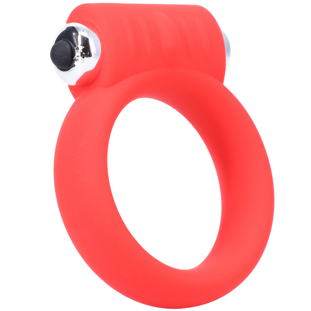 Tantus Vibrating C-Ring 2 In. Red 1 Tantus Vibrating C-Ring 2 In. Red