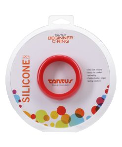 Tantus Beginner C-Ring 2 In. Crimson (Bag)