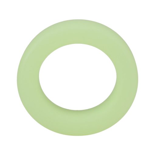 Rock Solid Sila-Flex Glow-In-The-Dark Big O C-Ring Green - Image 2