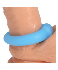 Rock Solid Sila-Flex Glow-In-The-Dark Mega Ring Blue