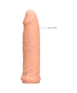 Realrock Realistic 6 In. Penis Sleeve Extender Beige