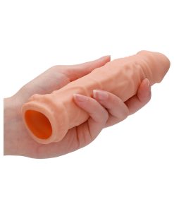 Realrock Realistic 6 In. Penis Sleeve Extender Beige
