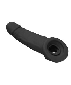 Realrock Realistic 9 In. Penis Sleeve Extender Sling Black