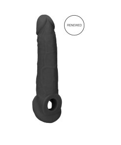 Realrock Realistic 9 In. Penis Sleeve Extender Sling Black