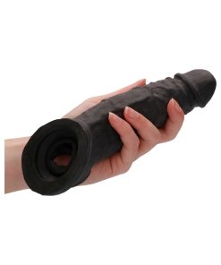 Realrock Realistic 9 In. Penis Sleeve Extender Sling Black