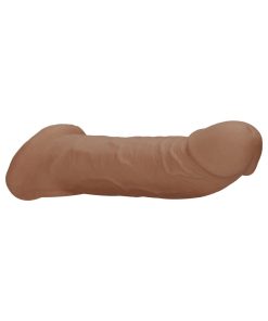 Realrock Realistic 9 In. Penis Sleeve Extender Sling Tan