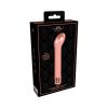 Royal Gems Jewel Rechargeable Curved Abs Bullet Vibrator Rose Gold