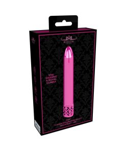 Royal Gems Shiny Rechargeable Abs Bullet Vibrator Pink