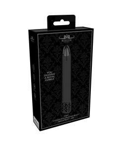 Royal Gems Shiny Rechargeable 10-Speed Bullet Vibrator Gunmetal
