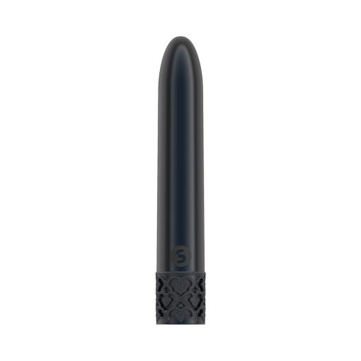 Royal Gems Shiny Rechargeable 10-Speed Bullet Vibrator Gunmetal - Image 2
