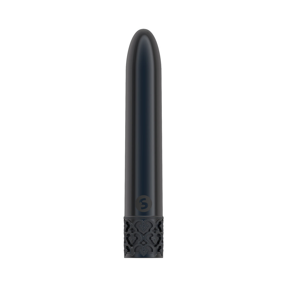 Royal Gems Shiny Rechargeable 10-Speed Bullet Vibrator Gunmetal 2 Royal Gems Shiny Rechargeable 10-Speed Bullet Vibrator Gunmetal - Image 2