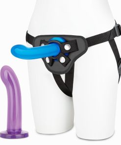 Lux Fetish 3-Piece Beginners Strap-On & Pegging Set