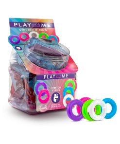 Play With Me Stretch C-Ring 50-Piece Assorted Color Display