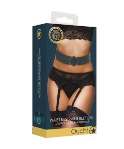 Ouch! Halo Ringed Waist Restraint Belt Green L/Xl