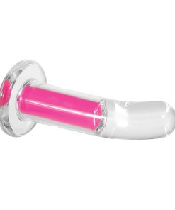 Gender X Pink Paradise Rechargeable Remote-Controlled Vibrating Curved Anal Plug Clear/Pink