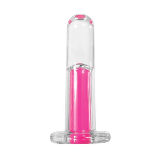 Gender X Pink Paradise Rechargeable Remote-Controlled Vibrating Curved Anal Plug Clear/Pink - Image 8
