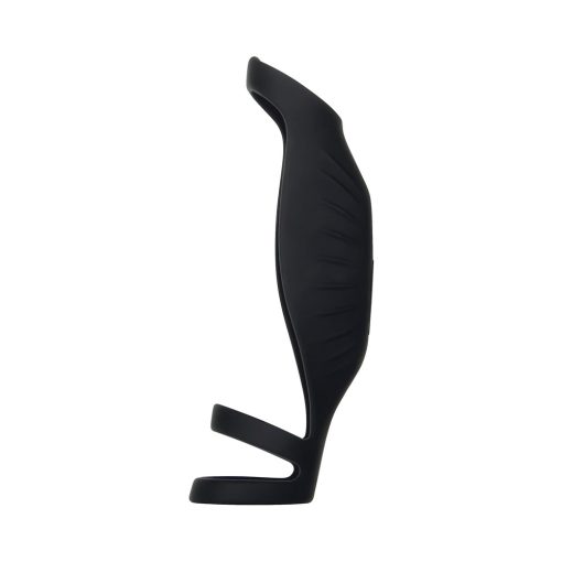 Gender X Rocketeer Rechargeable Triple-Ring Vibrating Silicone Penis Sheath Black - Image 10