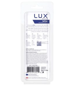 Lux Active Tether Adjustable Cock Tie Silicone Black Lasso/Bolo