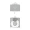 Ouch! Beginner'S Furry Handcuffs With Quick-Release White
