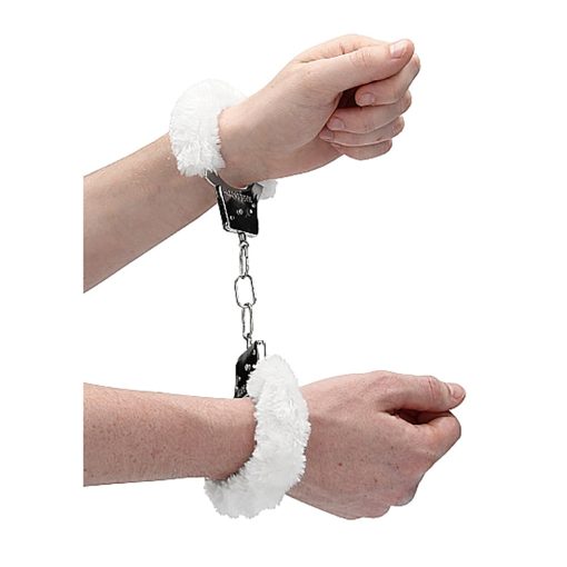 Ouch! Beginner'S Furry Handcuffs With Quick-Release White - Image 7