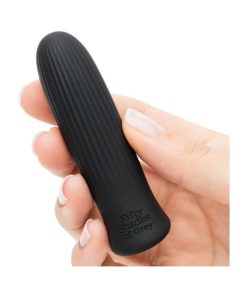Fifty Shades Of Grey Sensation Rechargeable Silicone Bullet Vibrator Black