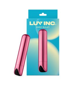 Luv Inc Sb33 Shiny Bullet Rechargeable Vibrator Light Pink