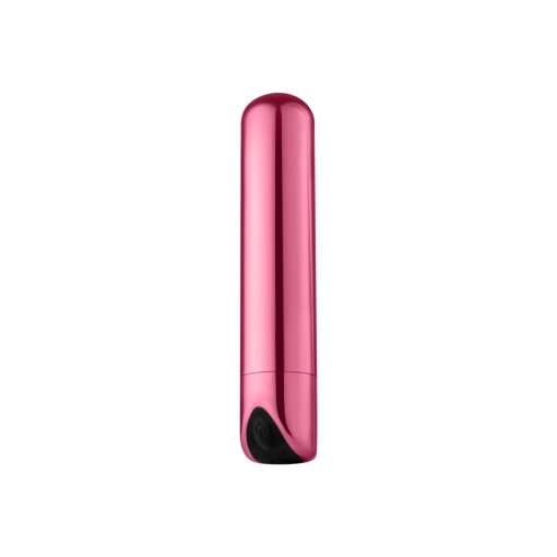 Luv Inc Sb33 Shiny Bullet Rechargeable Vibrator Light Pink - Image 2