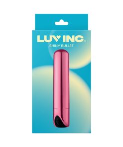 Luv Inc Sb33 Shiny Bullet Rechargeable Vibrator Light Pink