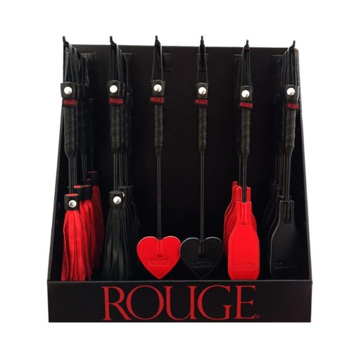 Rouge Mini Crops & Flogger Counter Display 6 Of Each 36-Piece Display