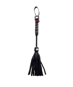 Rouge Mini Flogger 10 In. Black