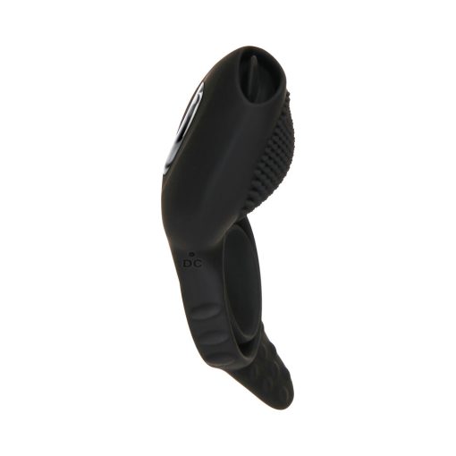 Zero Tolerance Mr. Flicker Remote-Controlled Flicking Tongue Vibrating Cockring Black - Image 3