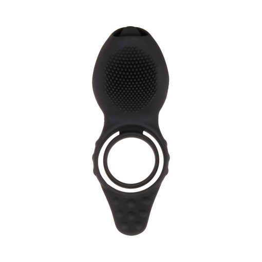 Zero Tolerance Mr. Flicker Remote-Controlled Flicking Tongue Vibrating Cockring Black - Image 4