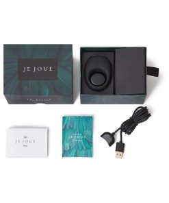 Je Joue Mio Rechargeable Vibrating Silicone Cock Ring Black