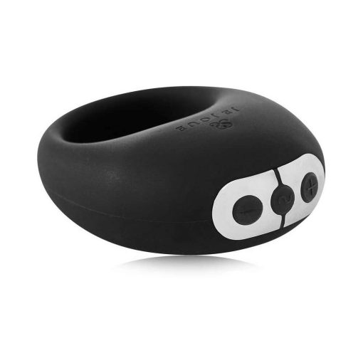 Je Joue Mio Rechargeable Vibrating Silicone Cock Ring Black - Image 2