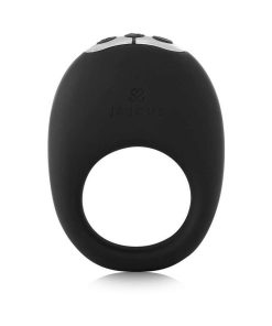 Je Joue Mio Rechargeable Vibrating Silicone Cock Ring Black