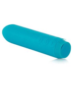 Je Joue Classic Bullet Vibrator Rechargeable Silicone With Finger Sleeve Teal