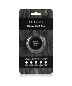 Je Joue Silicone Ring Maximum Stretch Black