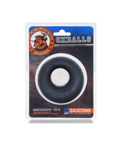 Oxballs Bigger Ox Thick Cockring Silicone Tpr Black Ice