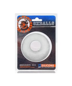 Oxballs Bigger Ox Thick Cockring Silicone Tpr Clear Ice