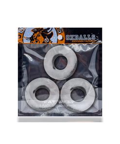 Oxballs Fat Willy 3-Pack Jumbo Cockrings Flextpr Clear
