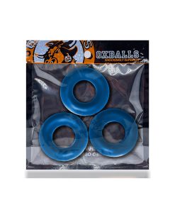 Oxballs Fat Willy 3-Pack Jumbo Cockrings Flextpr Space Blue