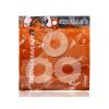 Oxballs Bonemaker 3-Pack Boner Cockring Kit Flextpr Clear