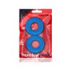Oxballs Stiffy 2-Pack Bulge Cockrings Silicone Tpr Teal Ice