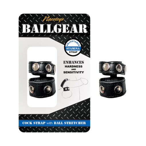 Ballgear Cock Strap With Ball Stretcher Black - Image 4