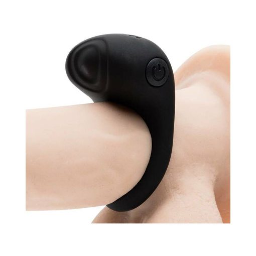 Fifty Shades Of Grey Sensation Rechargeable Silicone Vibrating Love Ring Black - Image 5